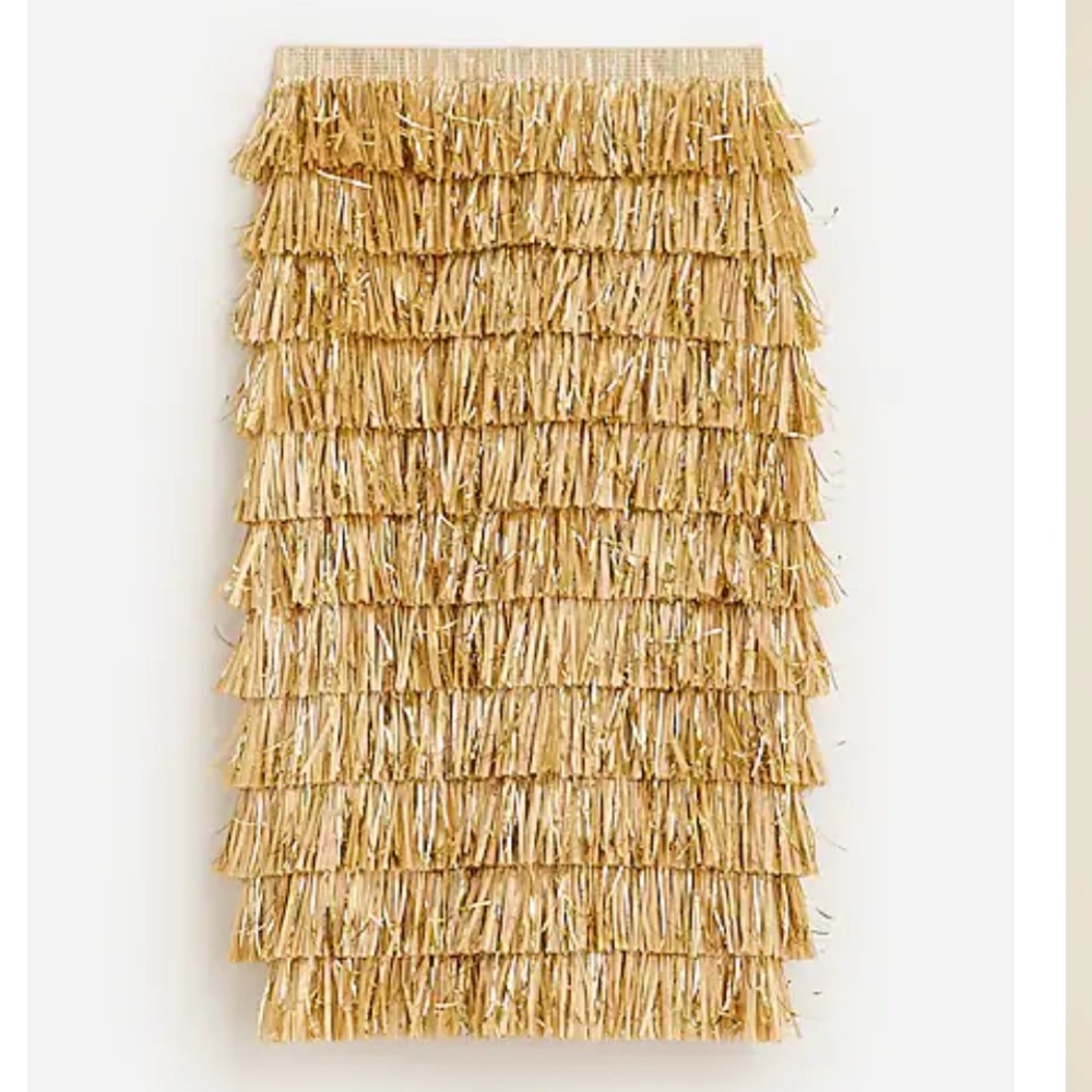 Collection Gold Fringe Skirt